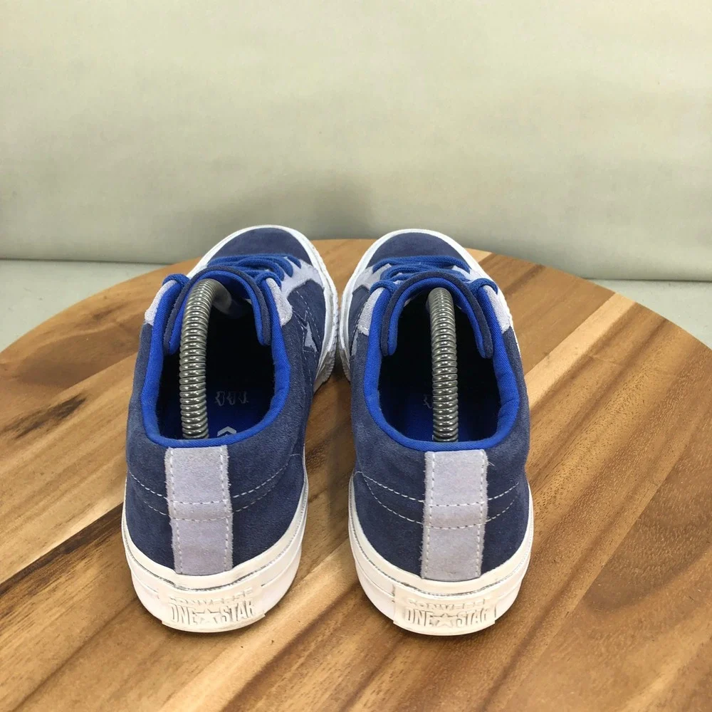 Converse One Star Low Top Suede Navy Blue Boys Size 7 Skate Shoes Sneakers
